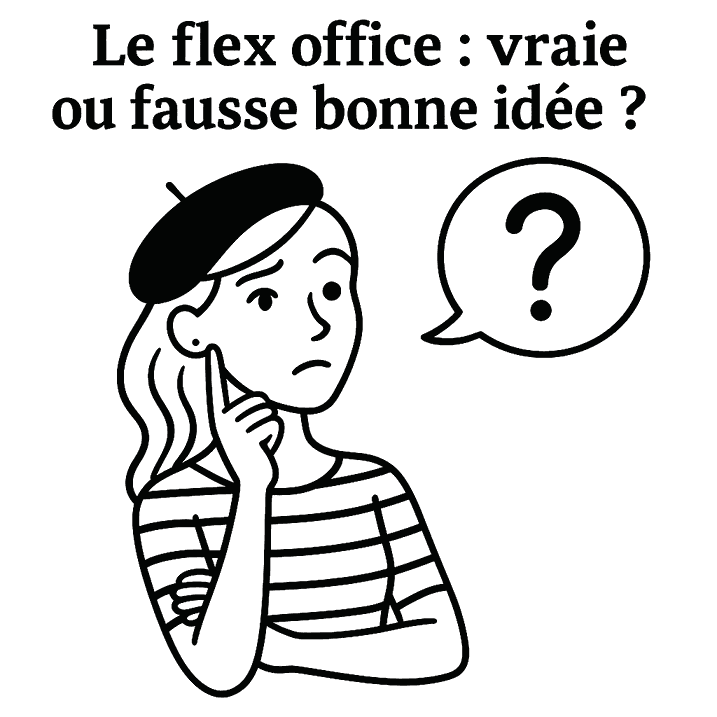 Illustration article sur le flex office