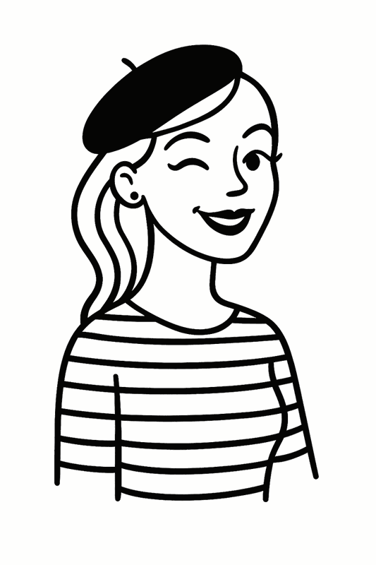 Portrait illustré de Gigi