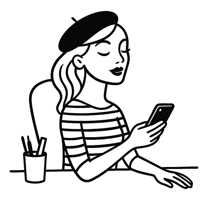 Gigi au téléphone